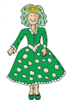 Princess Spotty Green Image
